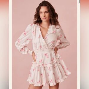 LoveShackFancy Spruce Dress Berry Moment